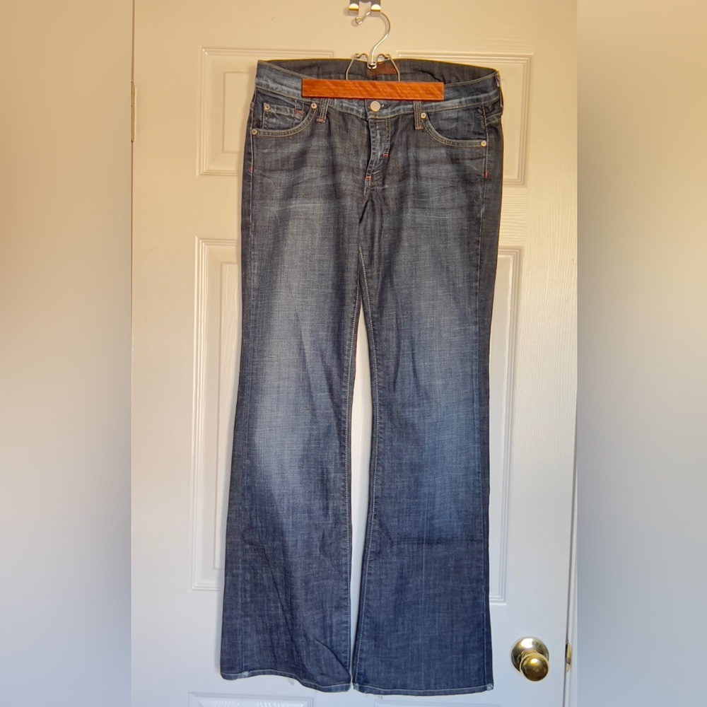 James Cured Dry Aged Denim Jeans Boot Cut Size 28